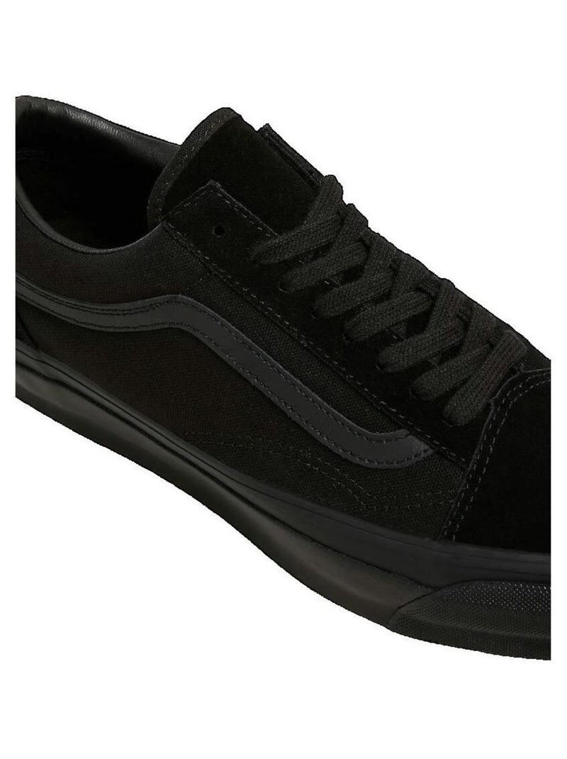 Sneakers Premium Old Skool toile et suède Vans Noir - Kiabi