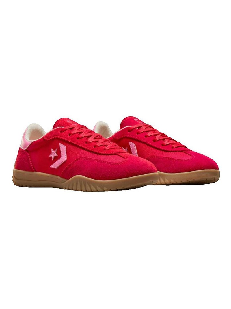 Sneakers Run Star Trainer toile Converse Rouge - Kiabi