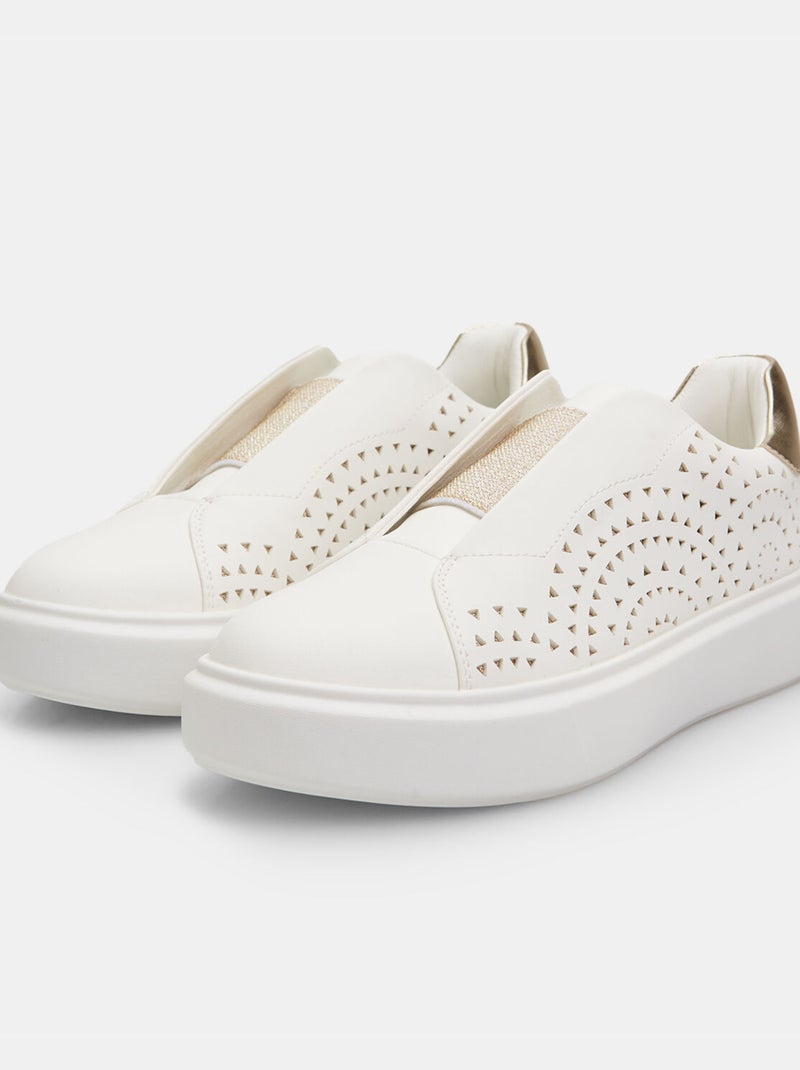 Sneakers sans lacet BATA Blanc - Kiabi