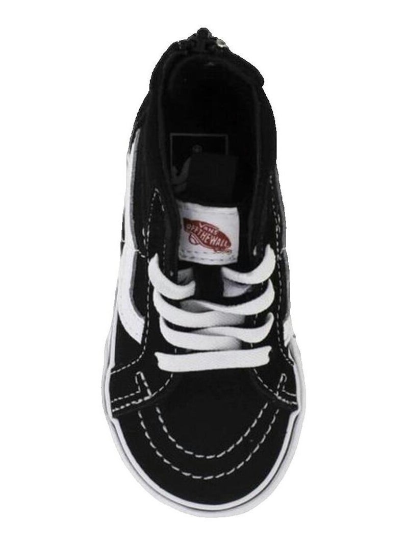 Sneakers Sk8-Hi cuir suède et textile Vans Noir Blanc - Kiabi