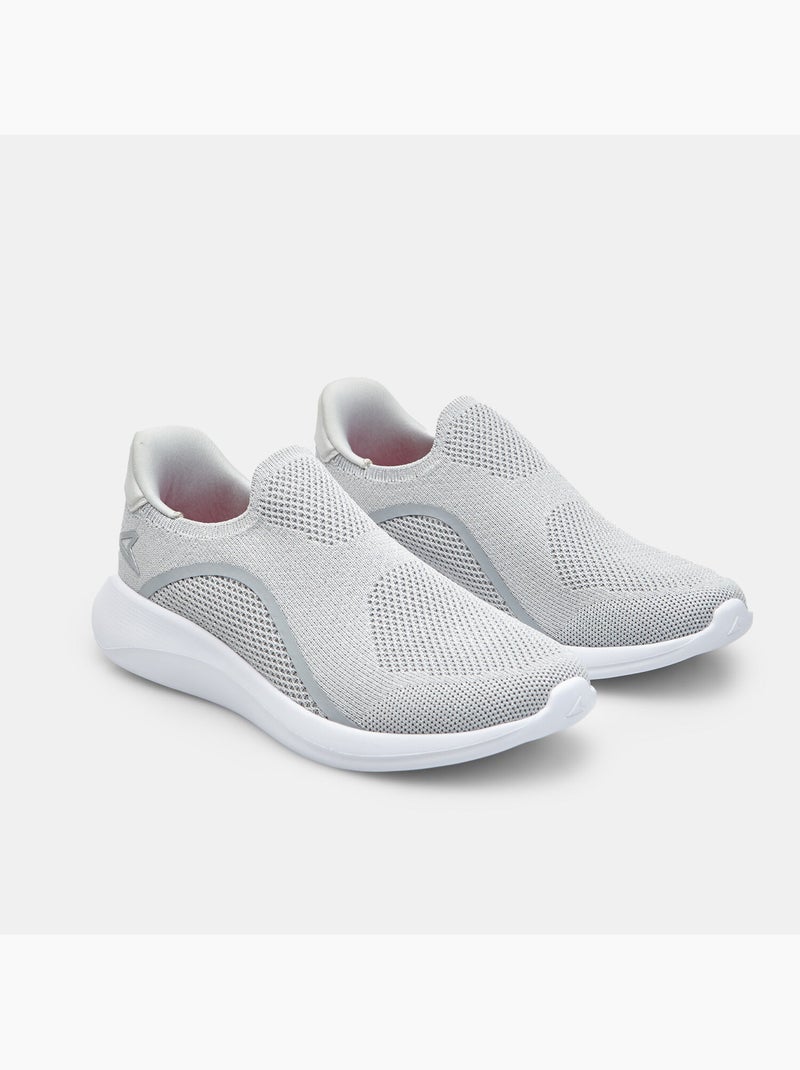 Sneakers slip-on Power Gris - Kiabi