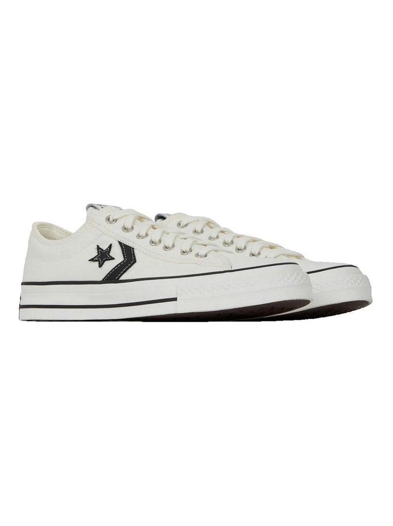 Sneakers Star Player 76 Premium toile Converse Blanc - Kiabi