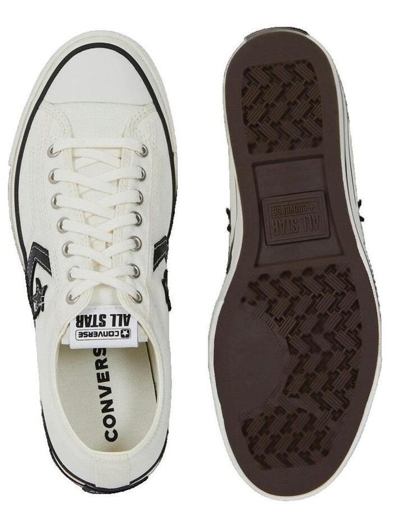 Sneakers Star Player 76 Premium toile Converse Blanc - Kiabi