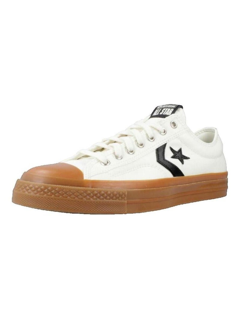 Sneakers Star Player 76 toile Converse Blanc - Kiabi