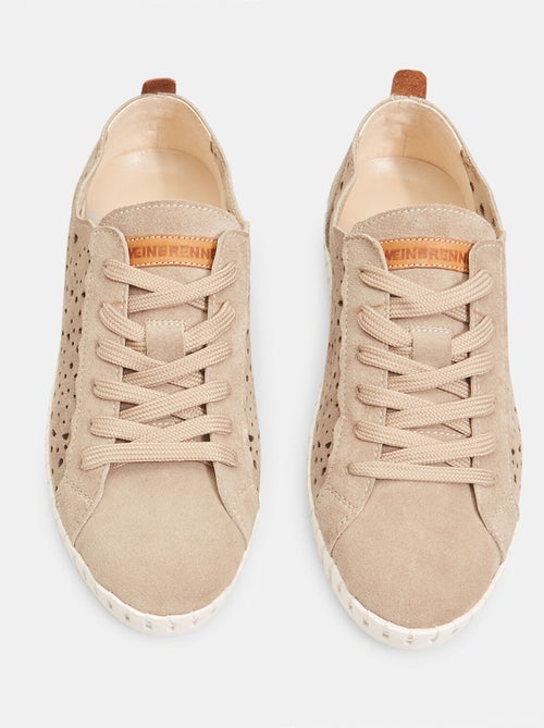 Sneakers Weinbrenner en cuir velours ajouré BATA - Kiabi