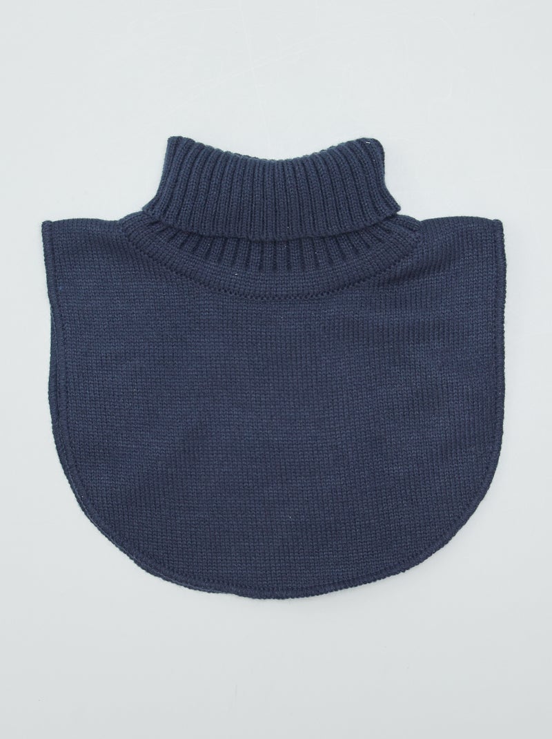 Snood à col plastron Bleu marine - Kiabi