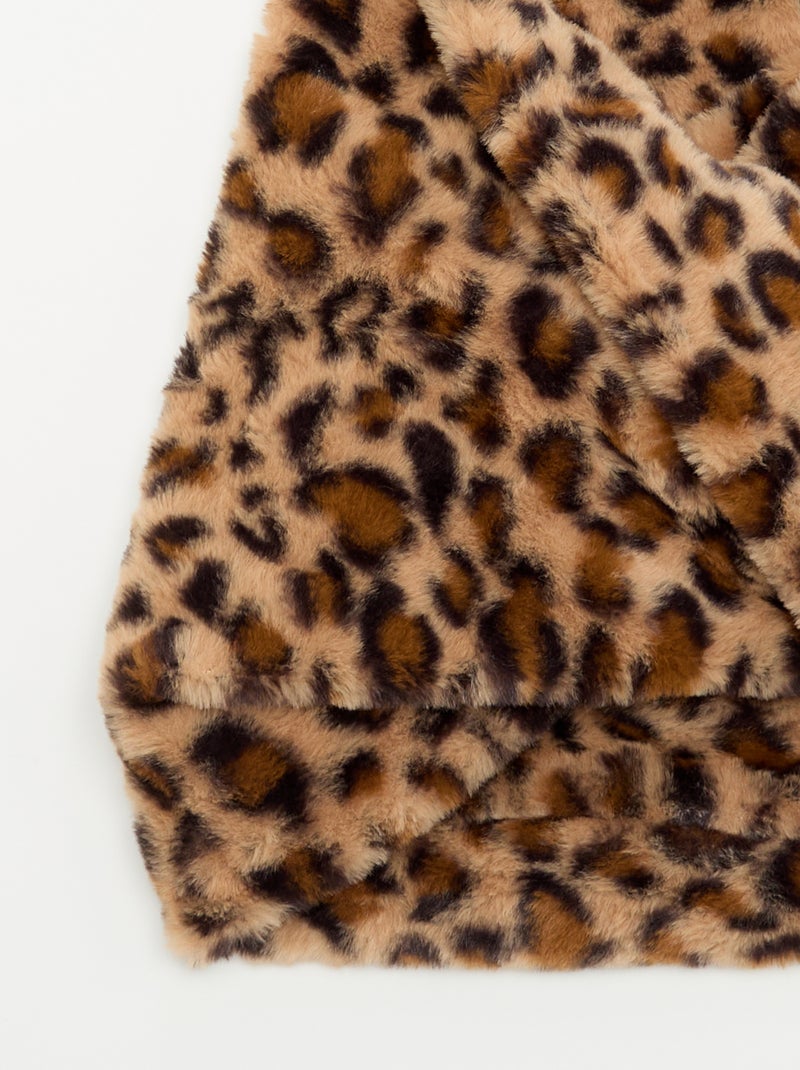 Snood chaud imprimé léopard Marron - Kiabi