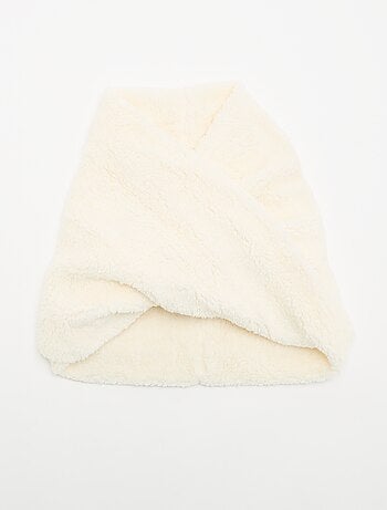 Snood effet moutonné