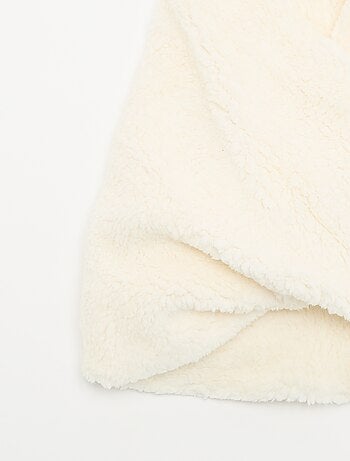 Snood effet moutonné