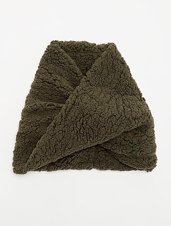 Snood effet moutonné