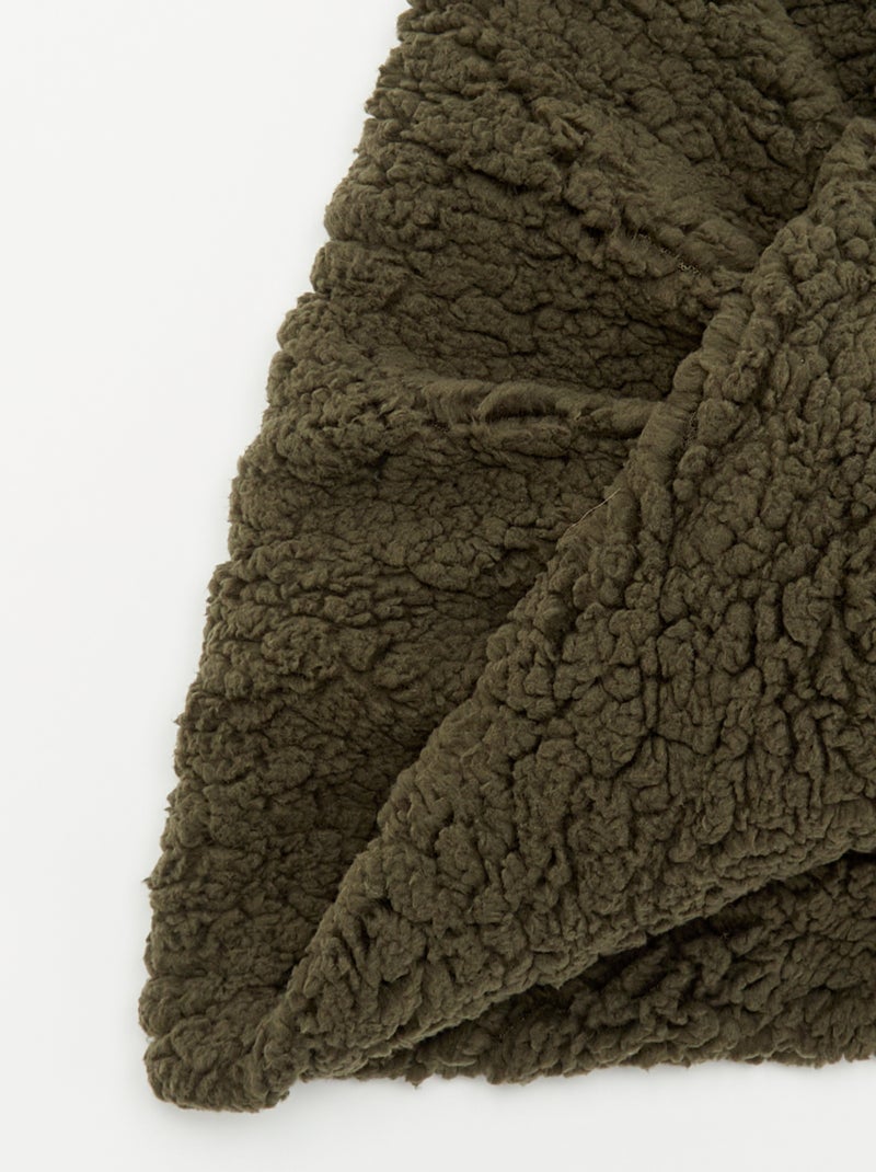 Snood effet moutonné Kaki - Kiabi
