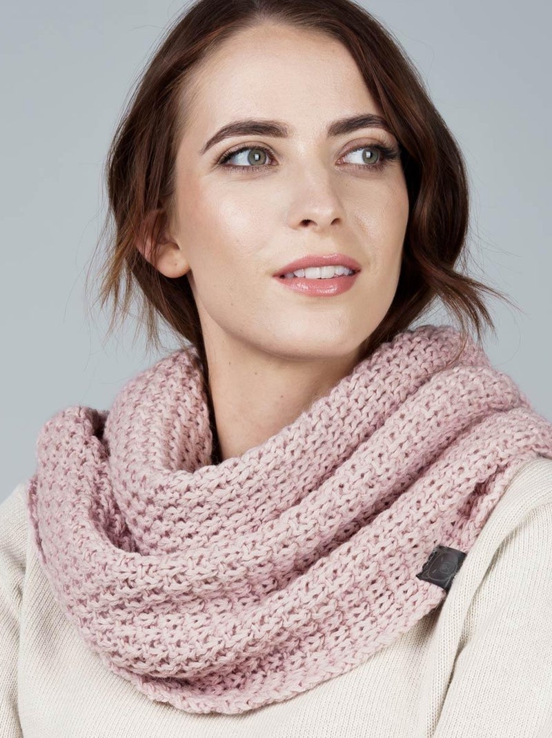 Snood Elixa - Fabriqué en Europe Rose - Kiabi