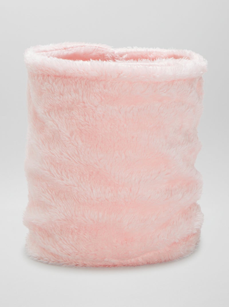 Snood en fausse fourrure Rose - Kiabi
