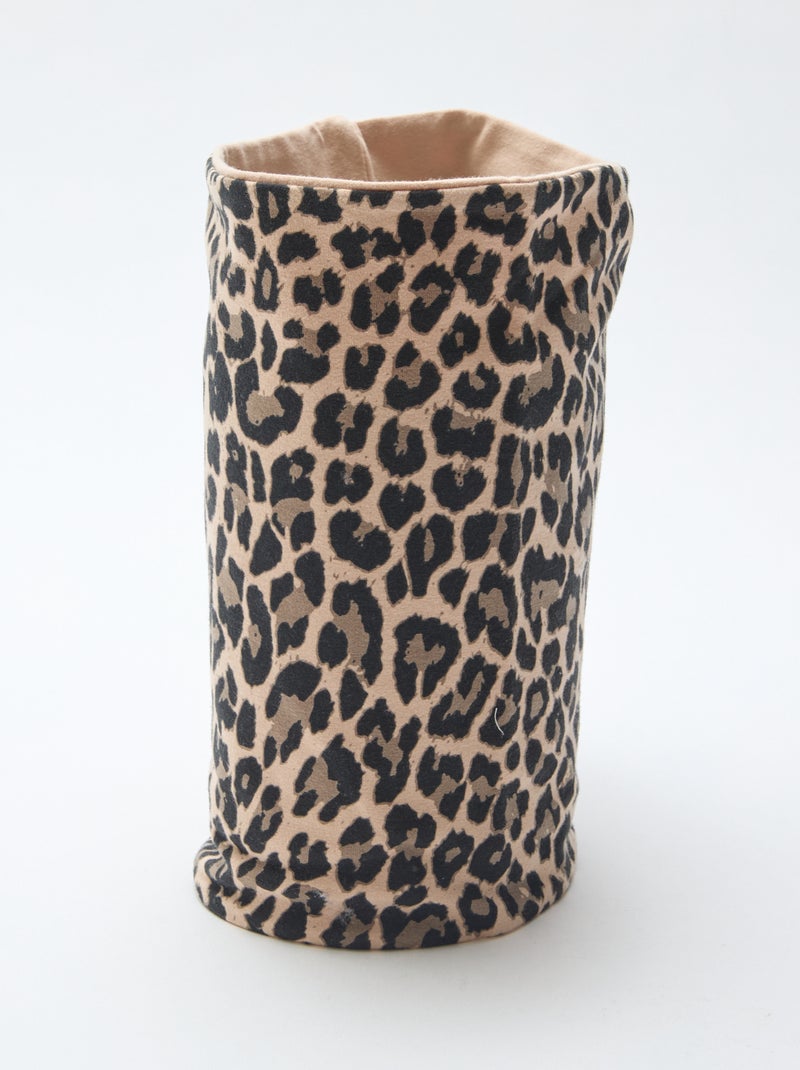 Snood en jersey réversible Marron - Kiabi