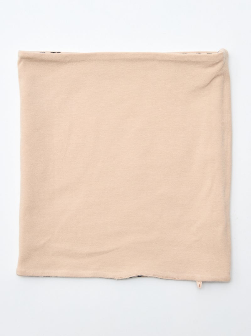 Snood en jersey réversible Marron - Kiabi
