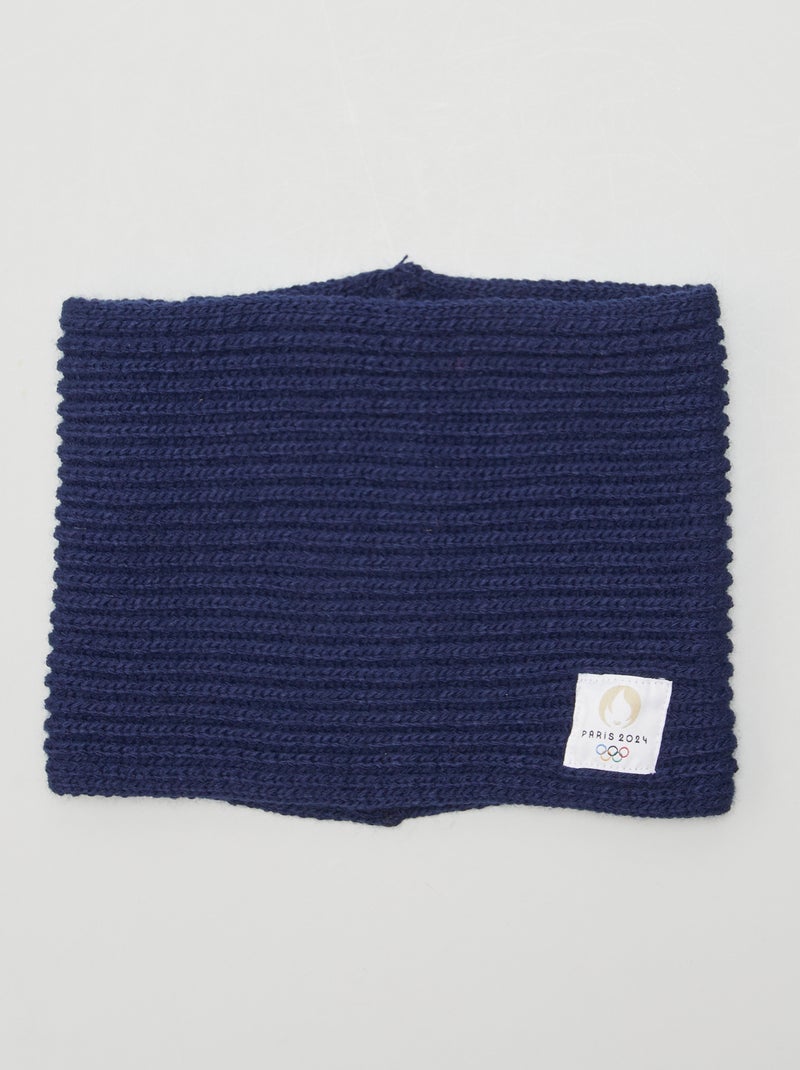 Snood en maille - Paris 2024 - Made in France Bleu - Kiabi