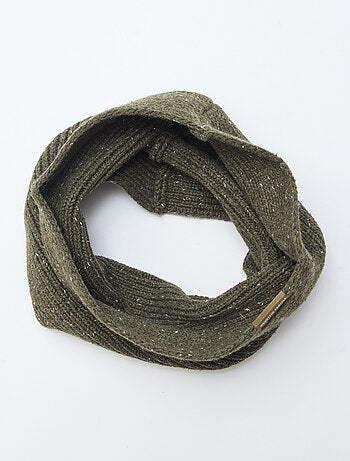 Snood en maille fantaisie