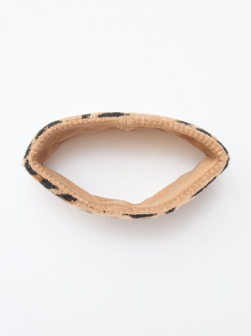 Snood en maille leopard - Kiabi