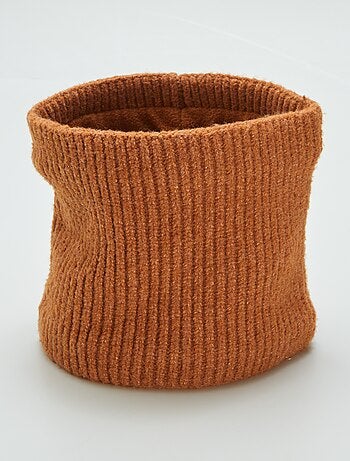 Snood en maille tricot