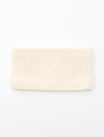 Snood en maille leopard