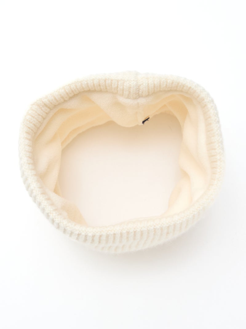 Snood en maille unie Blanc - Kiabi