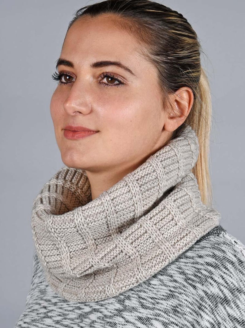 Snood Komin - Made in UE Beige - Kiabi