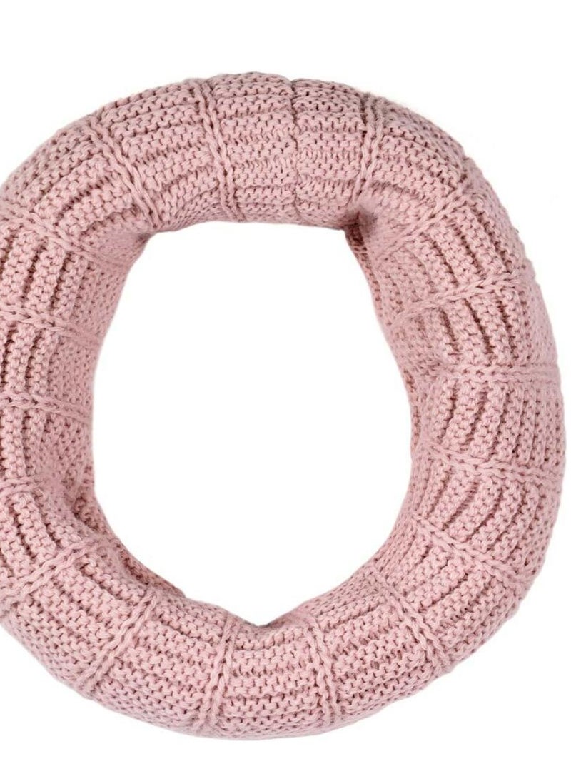 Snood Komin - Made in UE Vieux rose - Kiabi