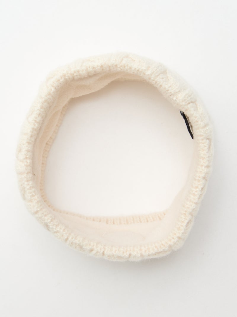 Snood maille et polaire 'Disney' Beige - Kiabi