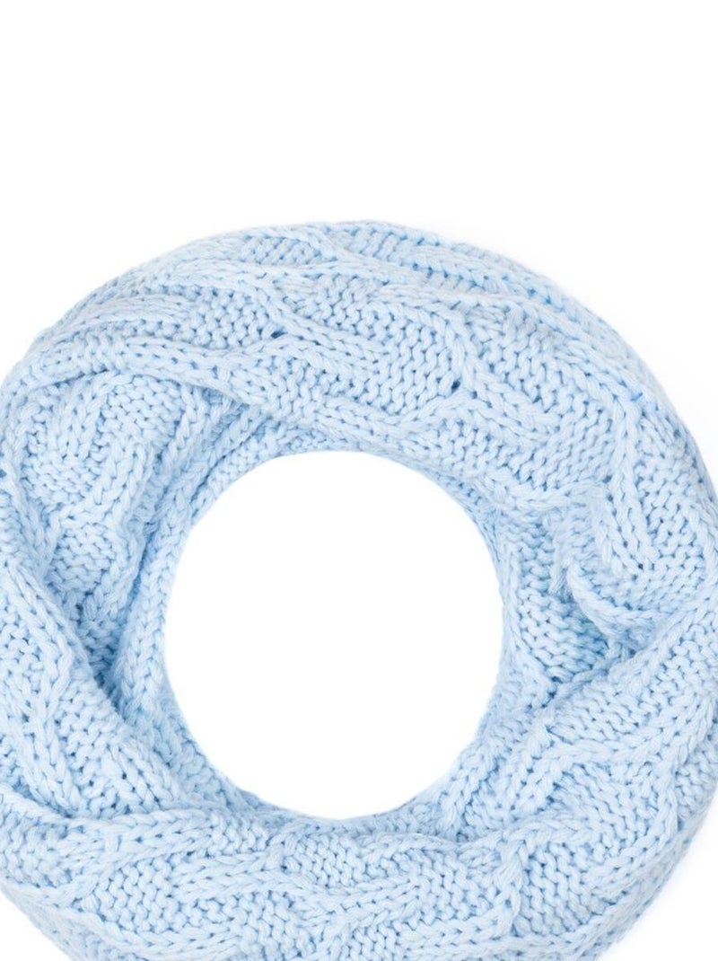 Snood Maribel - Made in UE Bleu ciel - Kiabi
