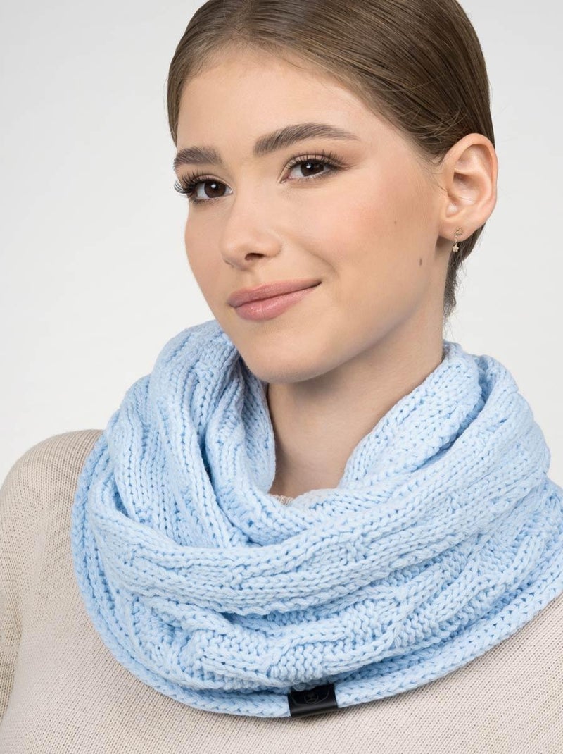 Snood Maribel - Made in UE Bleu ciel - Kiabi