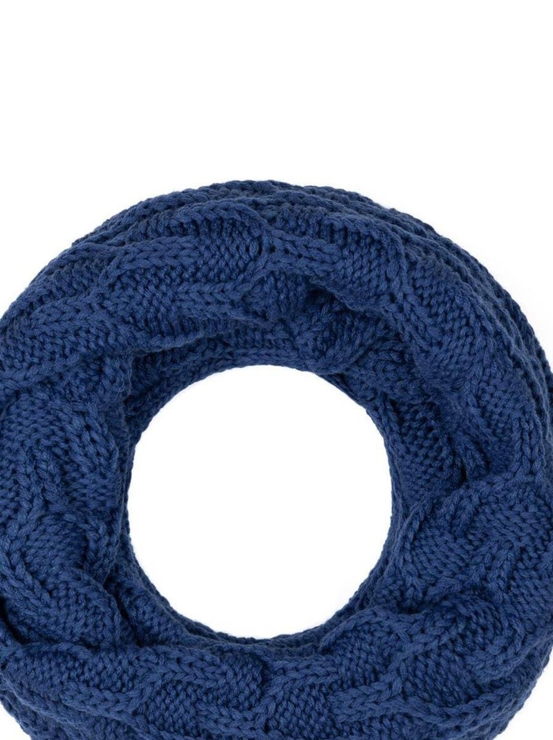 Snood Maribel - Made in UE Bleu marine - Kiabi