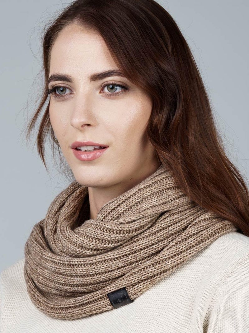 Snood Optima - Fabriqué en Europe Marron - Kiabi
