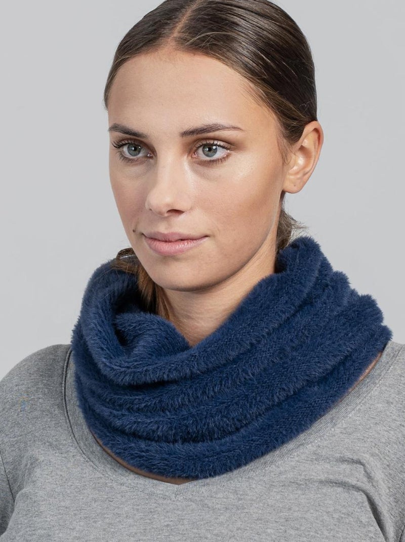 Snood Pilou Etama - Fabriqué en Europe Bleu marine - Kiabi