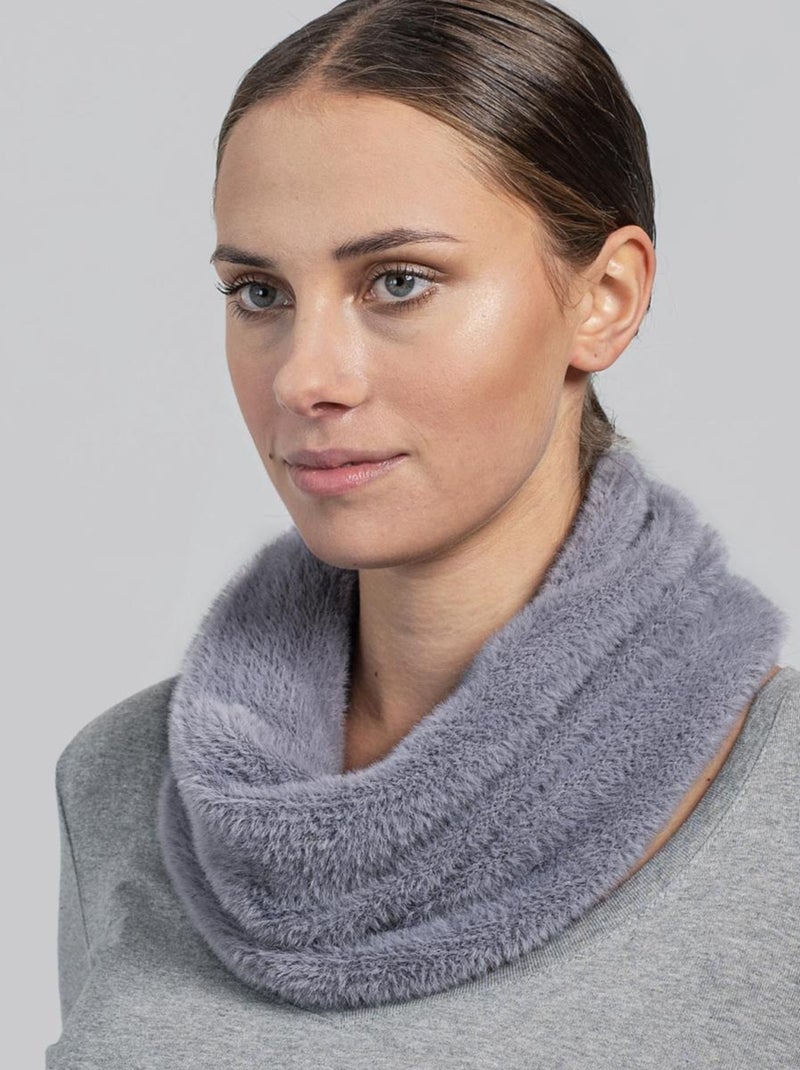 Snood Pilou Etama - Fabriqué en Europe Gris - Kiabi