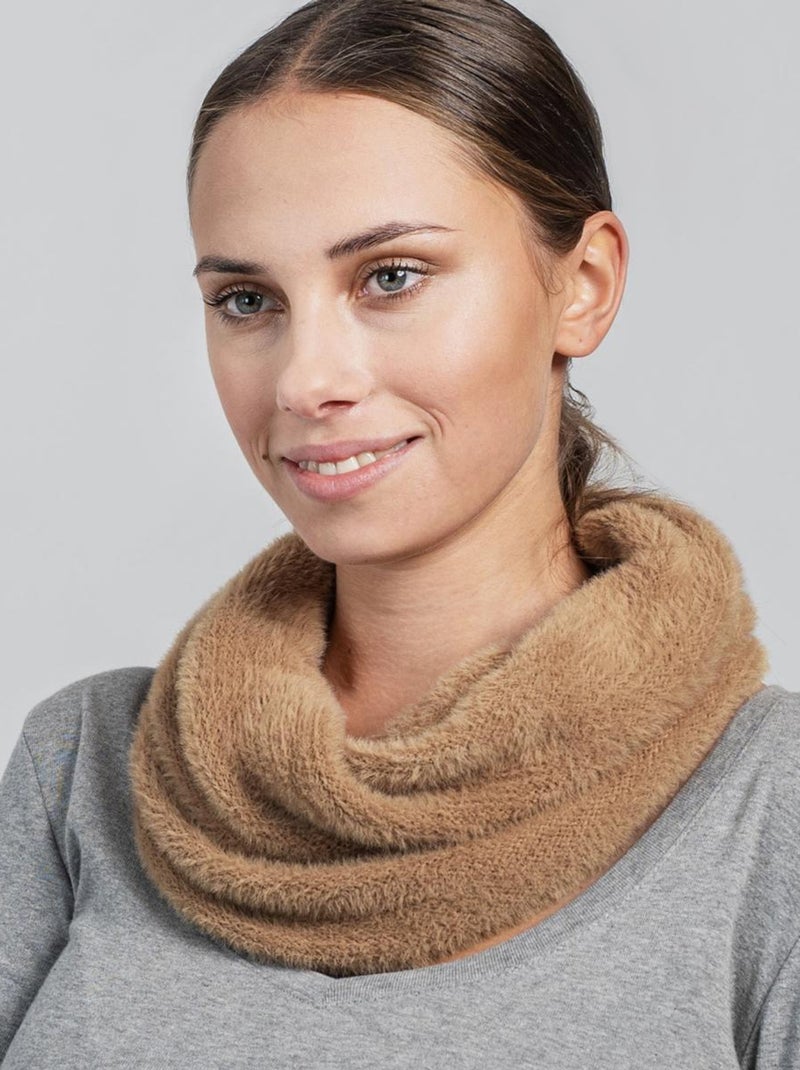 Snood Pilou Etama - Fabriqué en Europe Marron - Kiabi