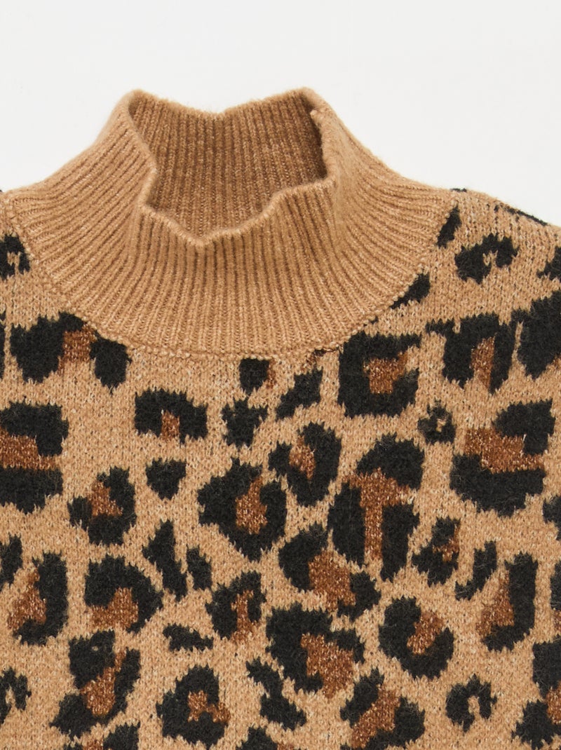 Snood plastron col montant Marron - Kiabi