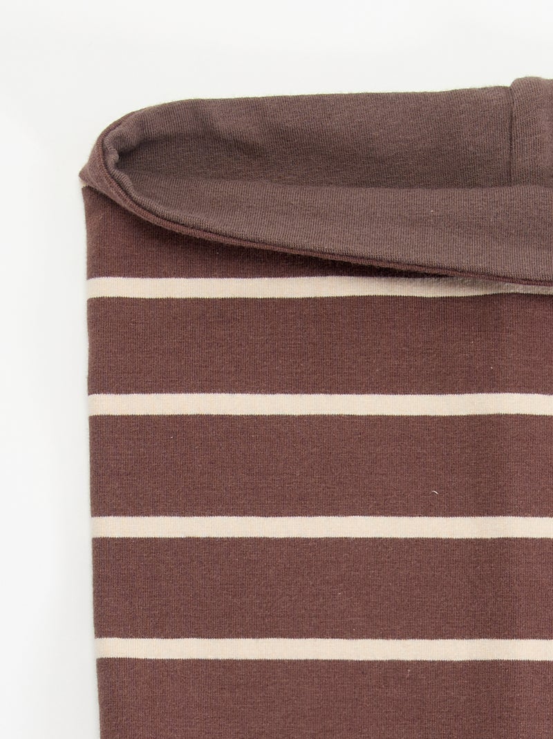 Snood réversible à enfiler Marron - Kiabi