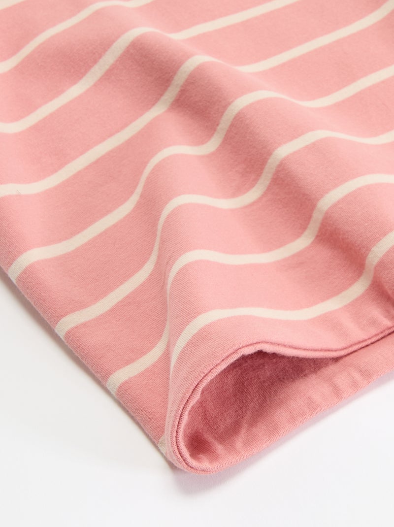 Snood réversible à enfiler Rose - Kiabi