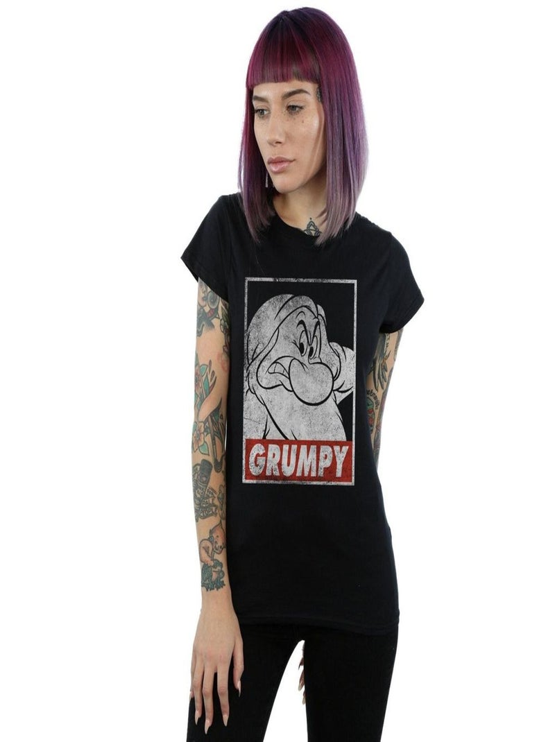 Snow White And The Seven Dwarfs - T-shirt Noir - Kiabi