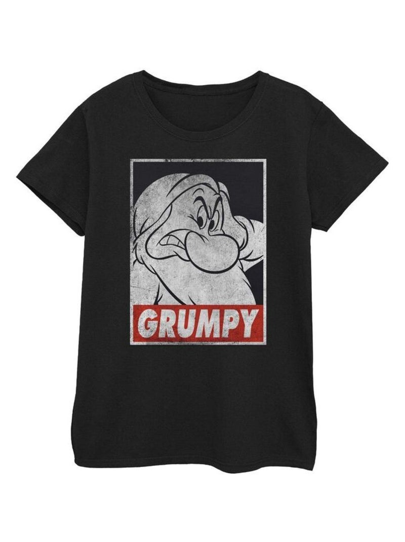 Snow White And The Seven Dwarfs - T-shirt Noir - Kiabi