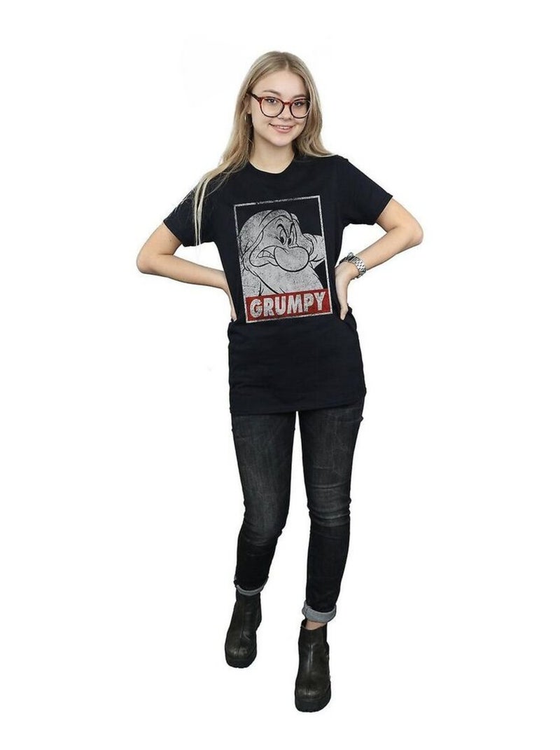 Snow White And The Seven Dwarfs - T-shirt Noir - Kiabi