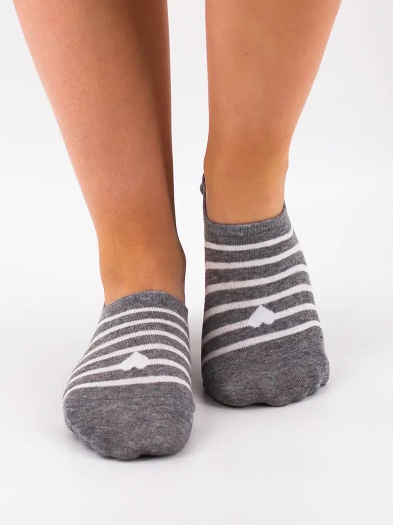Socquette Coeur Marin | Titeschaussettes Gris - Kiabi