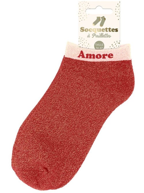 Socquettes à Paillettes - Amore - Kiabi