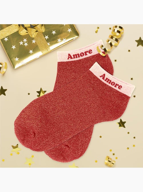 Socquettes à Paillettes - Amore - Kiabi