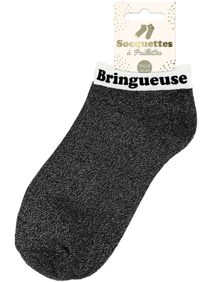Socquettes à Paillettes - Bringueuse Noir - Kiabi