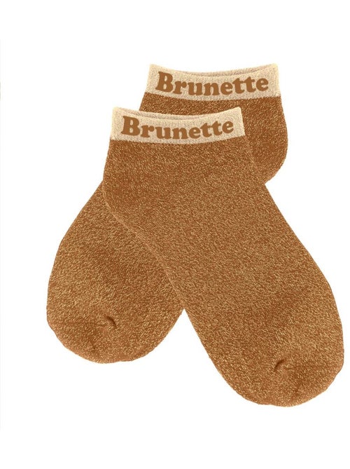 Socquettes à Paillettes - Brunette - Kiabi