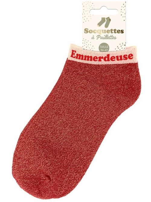 Socquettes à Paillettes - Emmerdeuse - Kiabi