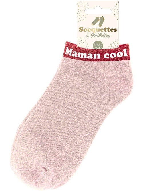 Socquettes à Paillettes - Maman Cool - Kiabi