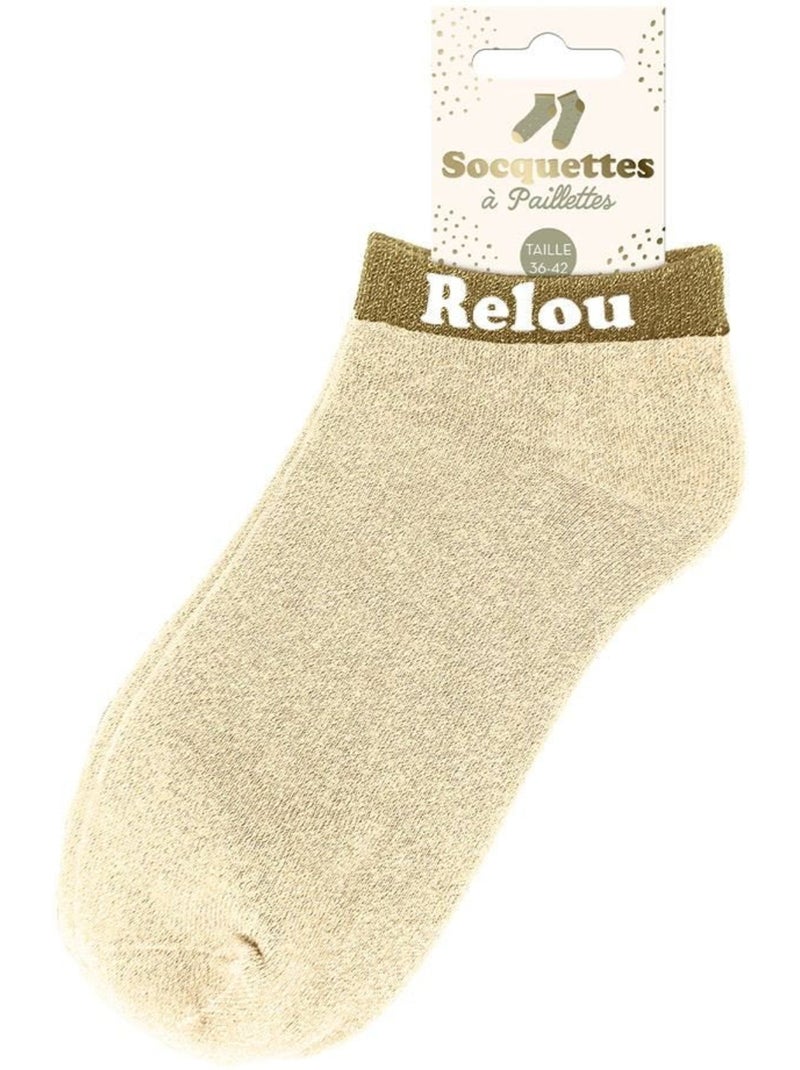 Socquettes à Paillettes - Relou Or - Kiabi