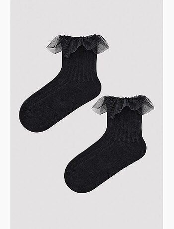 Socquettes à volants penti